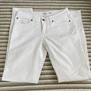 Prana Trinity White Corduroy Pants